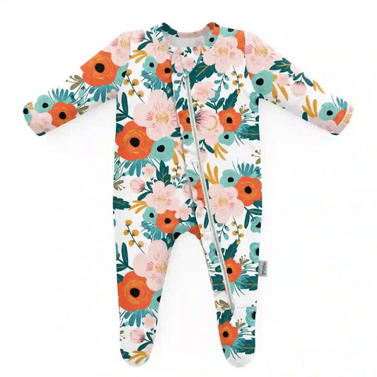 Magnolia Footed Pajamas by Milk Snob