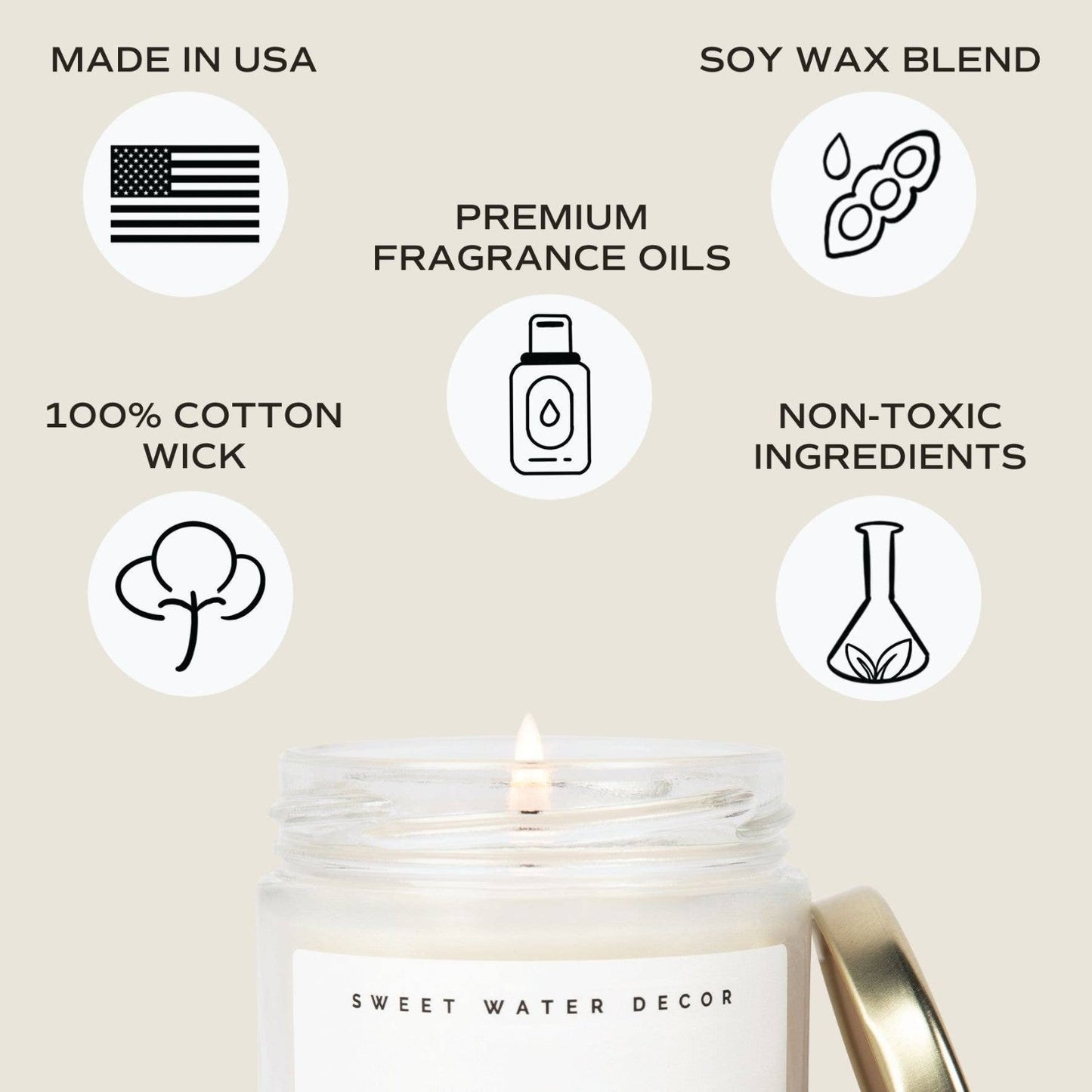 Sweet Water Decor - Congrats! 9 oz Soy Candle