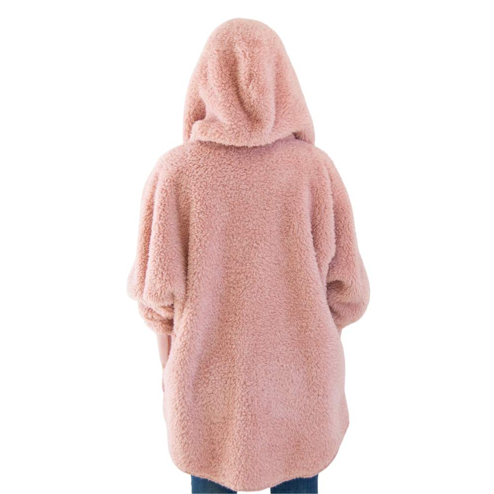 Sherpa Wrap in Blush Wine by Nordic Beach