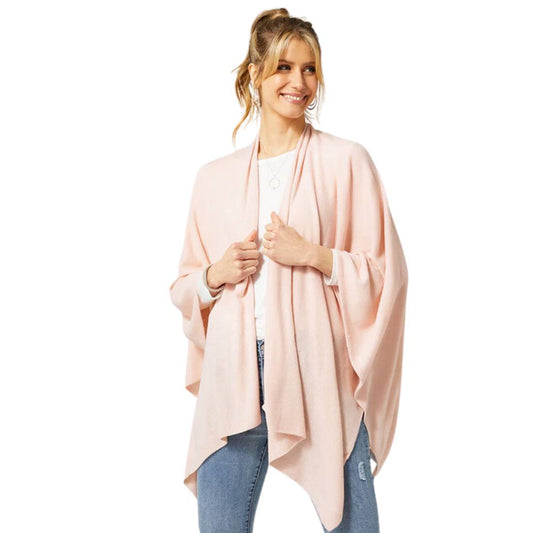 Kiara Lightweight Wrap in Cameo Rose