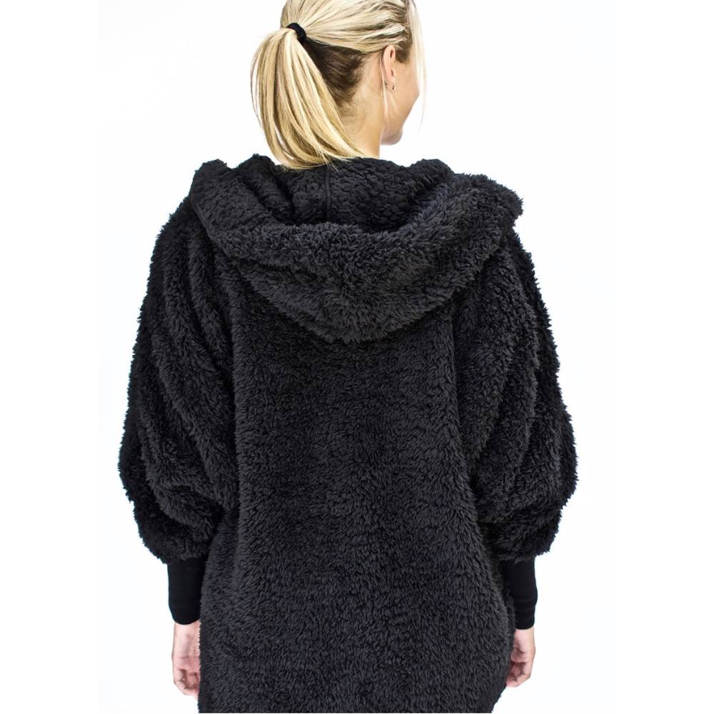 Sherpa Wrap in Black Licorice by Nordic Beach