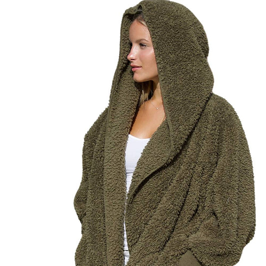 Sherpa Wrap in Olive U by Nordic Beach