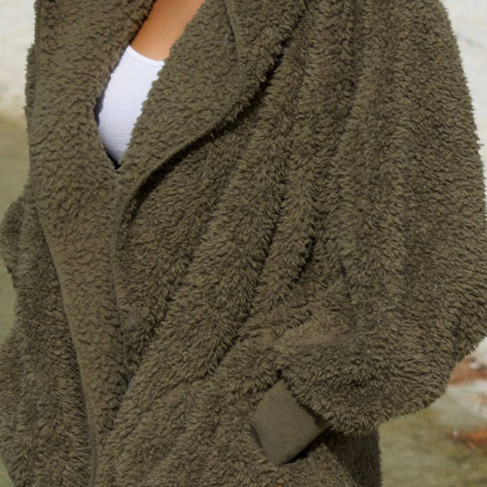 Sherpa Wrap in Olive U by Nordic Beach