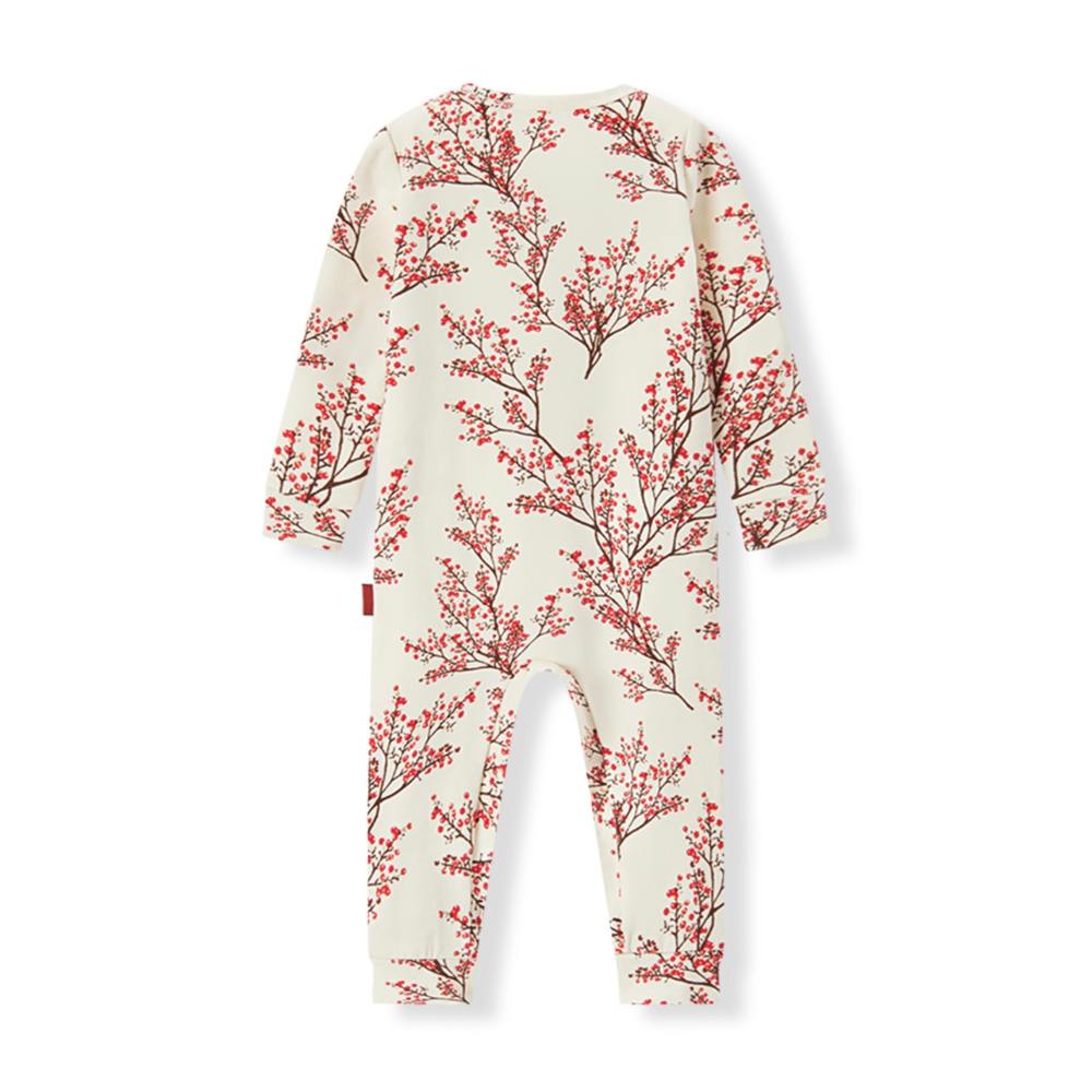 Milkbarn Winterberry Zipper PJ