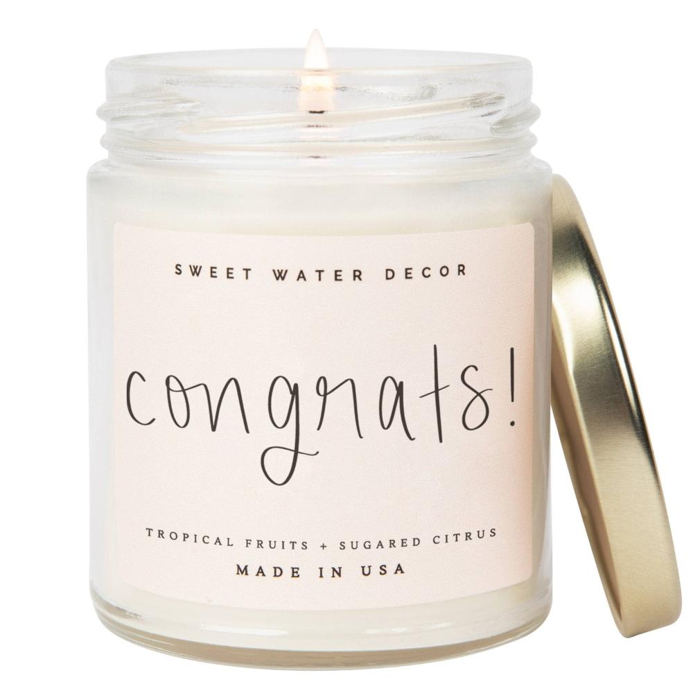 Sweet Water Decor - Congrats! 9 oz Soy Candle