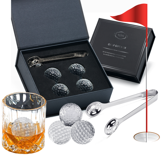 Golf Ball Whiskey Coolers - Pack of 5 Gift Set