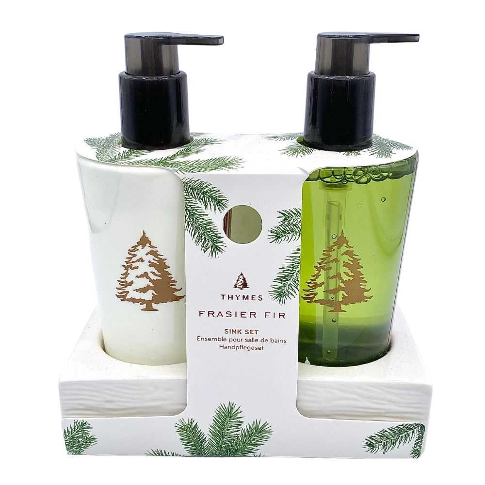 Thymes® Frasier Fir Sink Set - GRACEiousliving.com