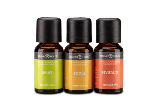 SERENE HOUSE - Energy Set - 100% Natural Essential Oil 15ml Gift Set